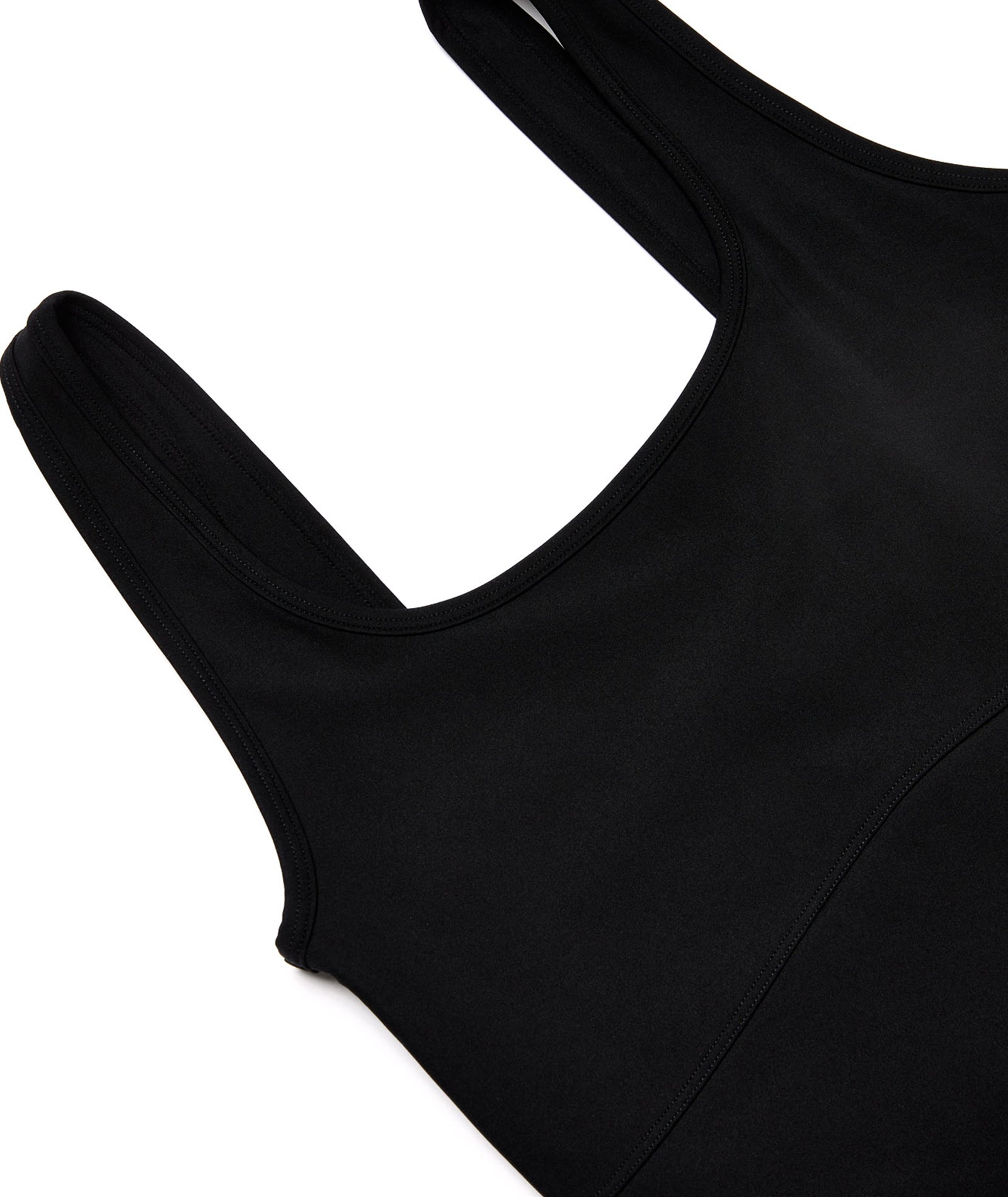 CROPPED TANK - BLACK