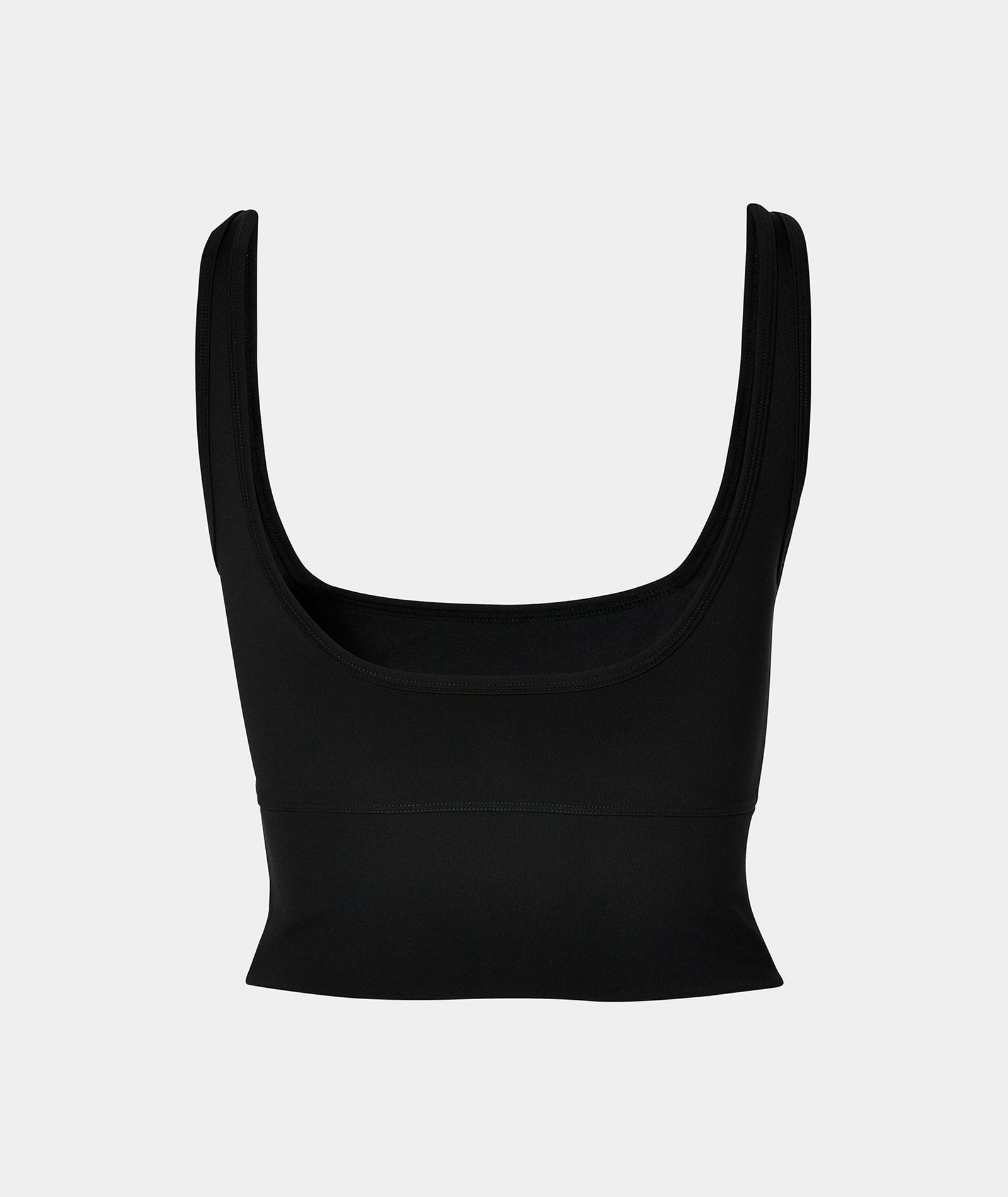 CROPPED TANK - BLACK