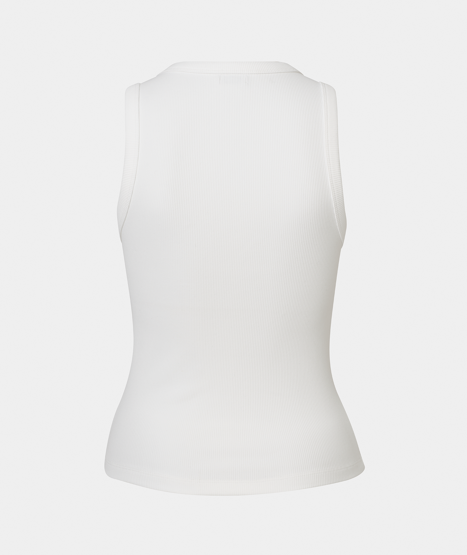 RIBBED TANK - SNOW
