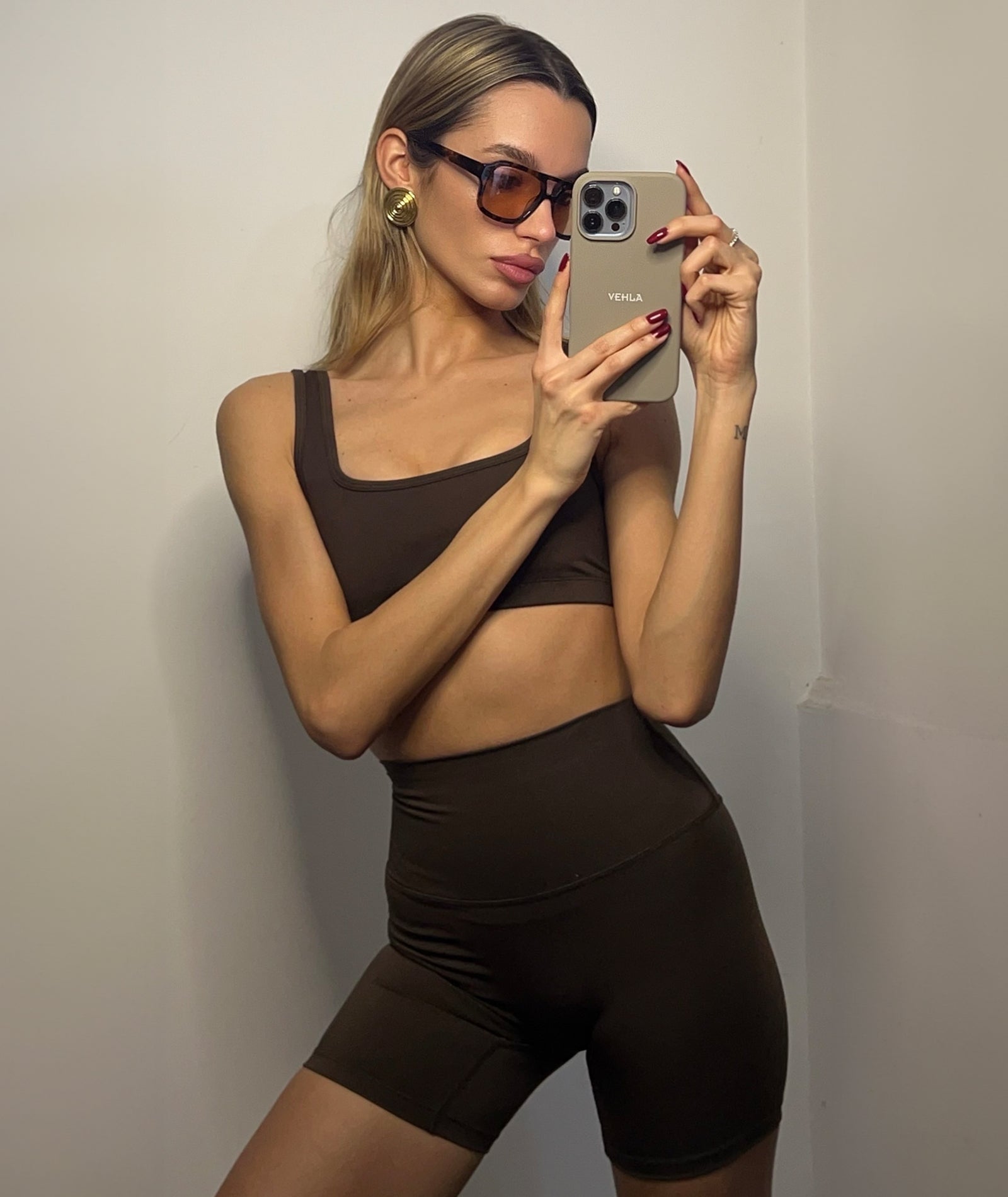 BIKE SHORTS - CHOC